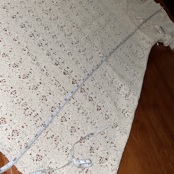 BCBGMaxAzria Princess Kept the View Cream Knit Dress - Picture 6 of 6